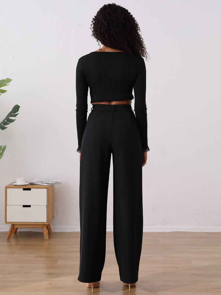 Women's Plain Simple Daily Casual Long Pants