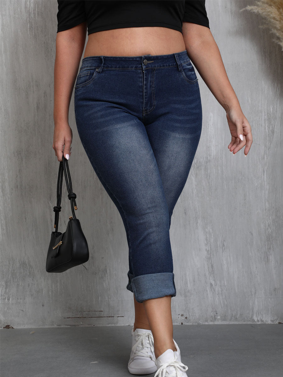 Here Comes The Sun Midrise Skinny Capris