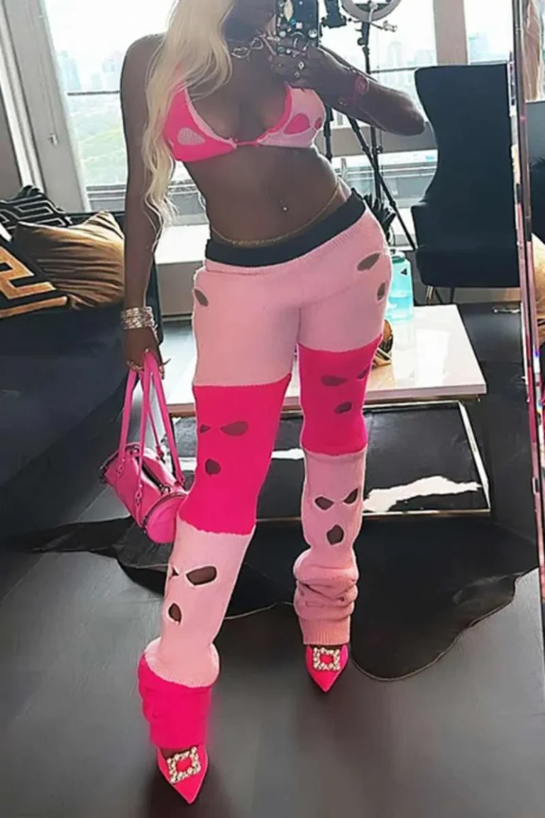 Handmade Camo Ski Mask Puffer Pants