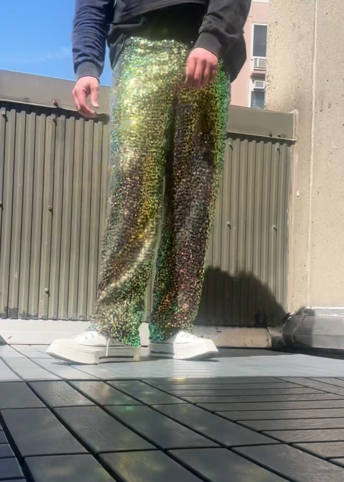 Sequin Disco Pants – Festival Rave Joggers