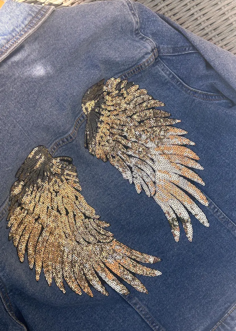 Angel Wing Denim Jacket