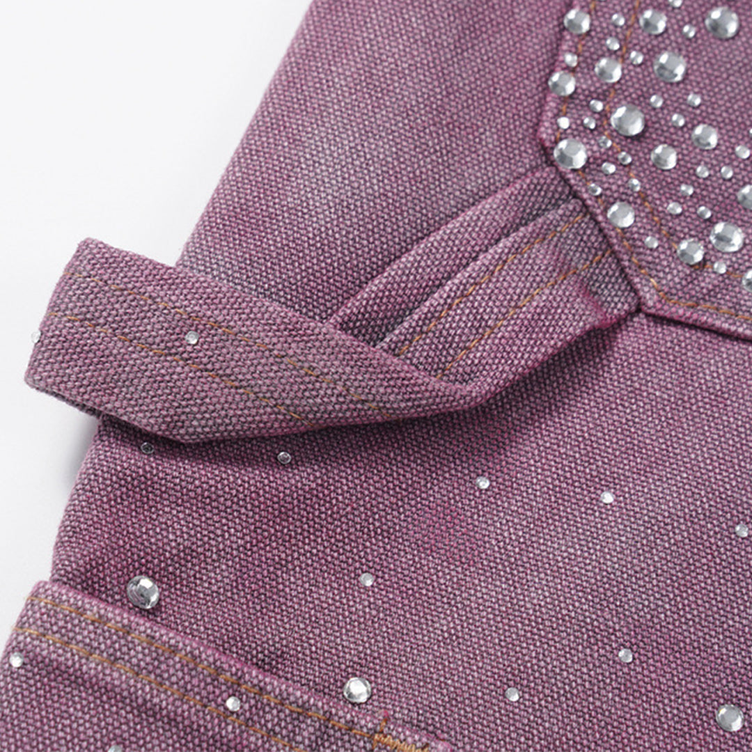 Rhinestone Cowboy Denim Shorts