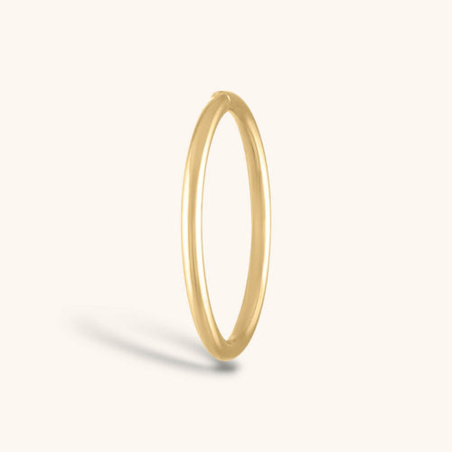 Forever Seamless Hoop in 14k Gold