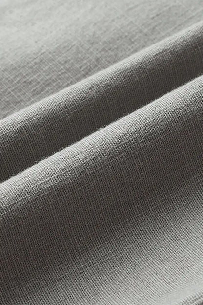 Button Detail Drawstring Low Rise Flare Pants