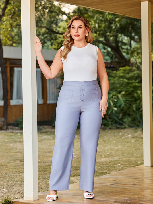 Women’s Casual High Waist Stretch Pants