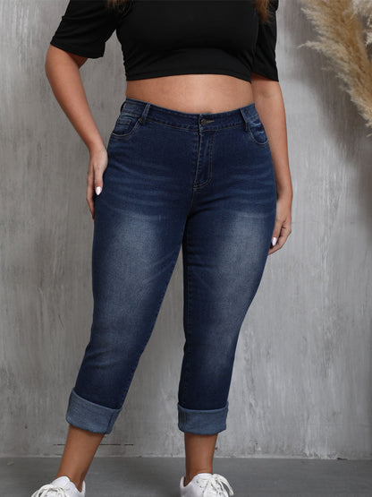 Here Comes The Sun Midrise Skinny Capris