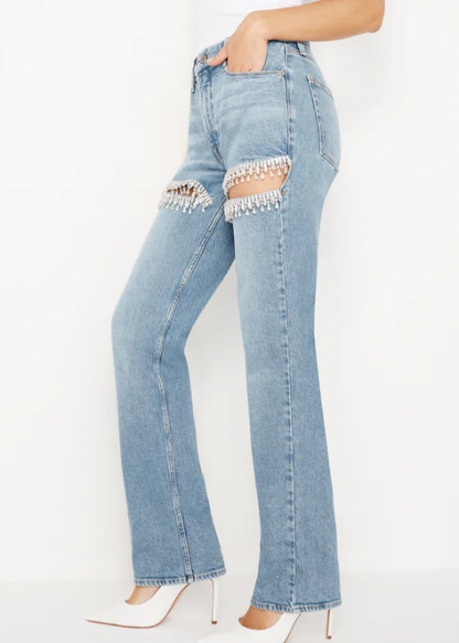 Good Icon Straight Diamond Jeans