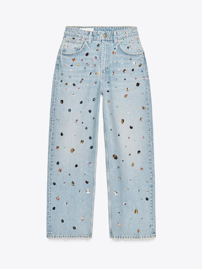 Bling Jeans with Jewels on Them